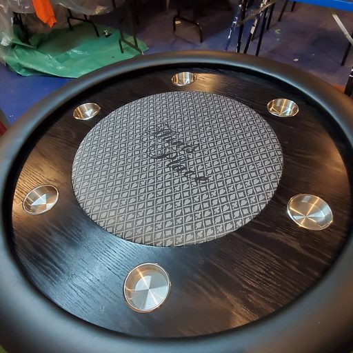 Custom table build by Platinum Poker Tables