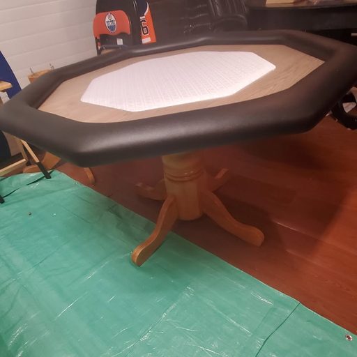 Custom table build by Platinum Poker Tables