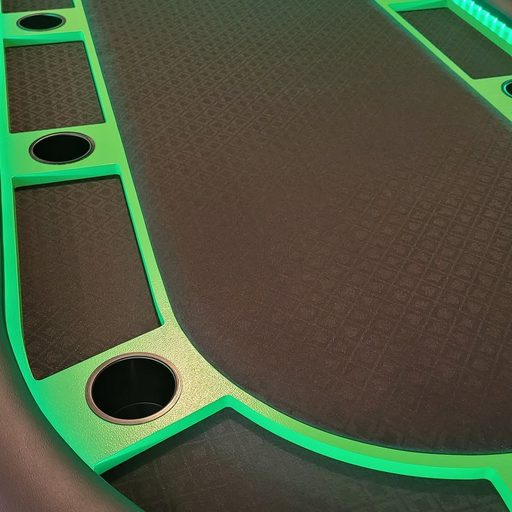 Custom table build by Platinum Poker Tables