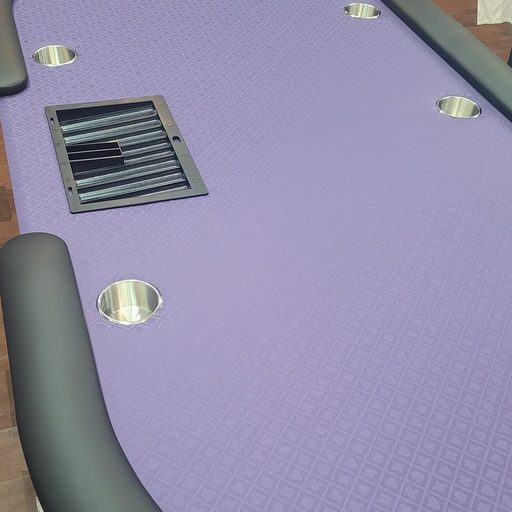Custom table build by Platinum Poker Tables