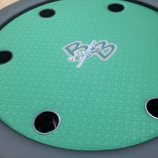 Custom table build by Platinum Poker Tables