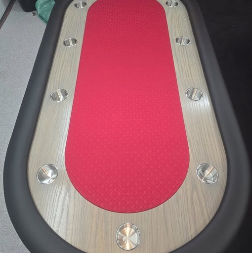 Custom table build by Platinum Poker Tables